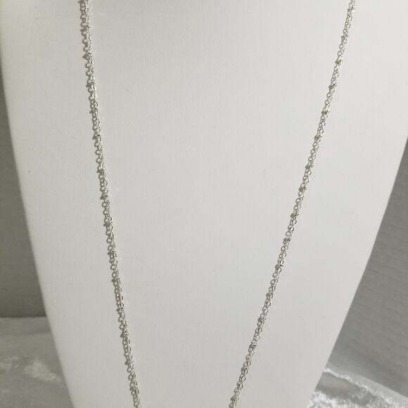 LC silvertone 32" with a 3"extension 1 2/8" pendant 1.1717 - Picture 5 of 10